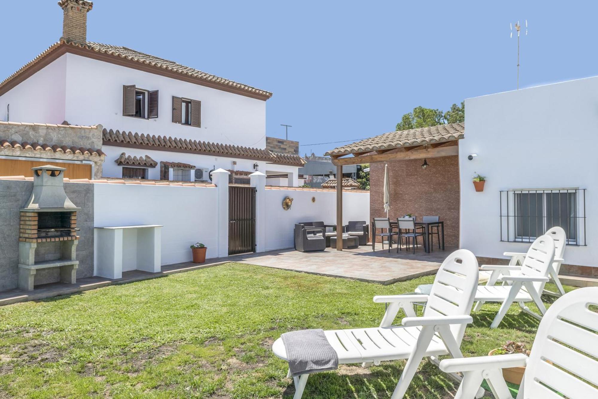 Villa Chani - Solo Familias Conil De La Frontera Exteriör bild